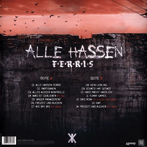 Ferris MC, Shocky & Swiss - Alle Hassen Ferris Coloured Vinyl Edition