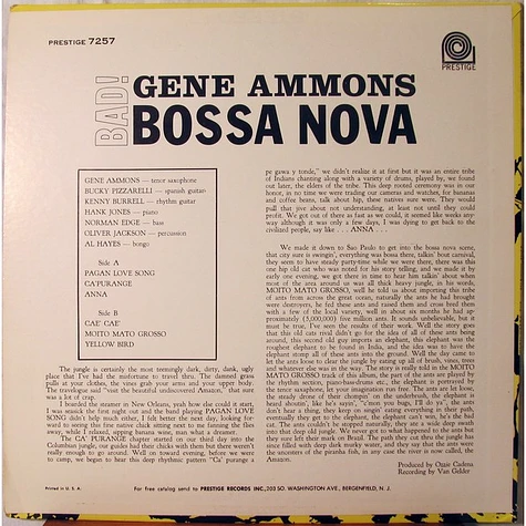 Gene Ammons - Bad! Bossa Nova