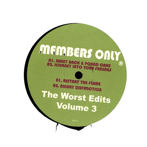 Members Only (Jamal Moss) - The Worst Edits Volume 3