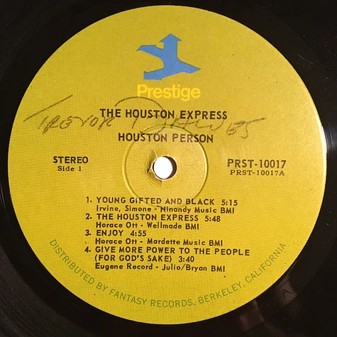 Houston Person - Houston Express