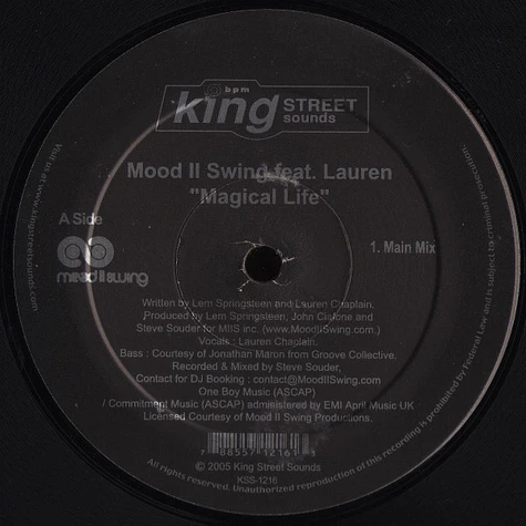 Mood II Swing Feat. Lauren Chaplain - Magical Life