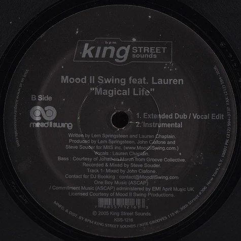 Mood II Swing Feat. Lauren Chaplain - Magical Life