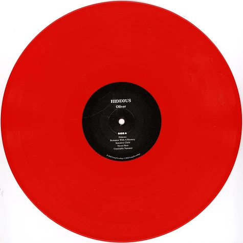 Oliver Sim of The xx - Hideous Bastard Red Vinyl Edition