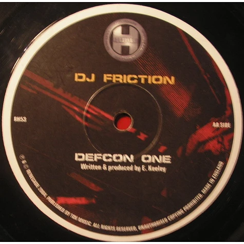 DJ Friction - Torture Chamber / Defcon One