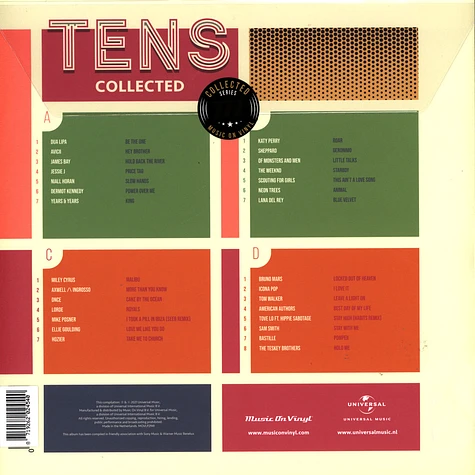 V.A. - Tens Collected Black Vinyl Edition