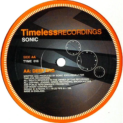 Sonic & Silver / Sonic - Hard Times / Deep End