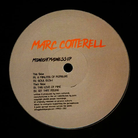 Marc Cotterell - Midnight Madness EP