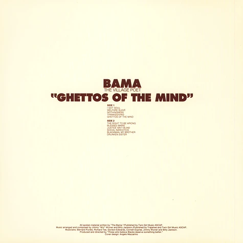 Bama - Ghettos Of The Mind