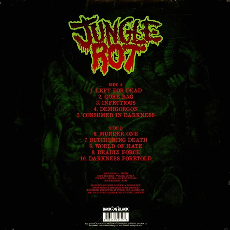 Jungle Rot - Slaughter The Weak Clear Vinyl Edition