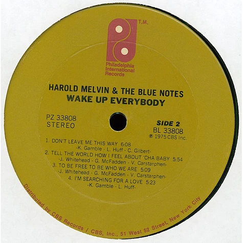 Harold Melvin And The Blue Notes - Wake Up Everybody