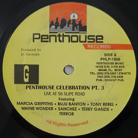 V.A. - Penthouse Celebration Pt. 3: Live At 56 Slipe Road, Kingston, Jamaica
