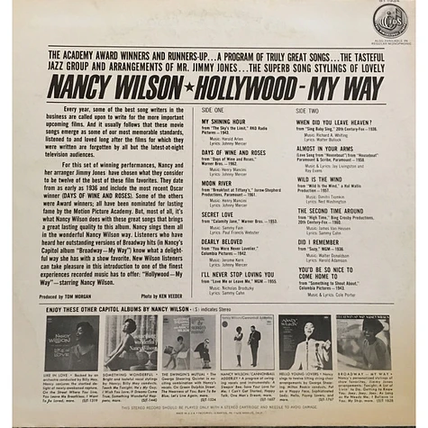 Nancy Wilson - Hollywood - My Way