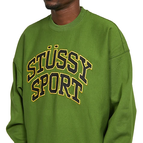 Stüssy - Relaxed Oversized Crew Neck Sweater