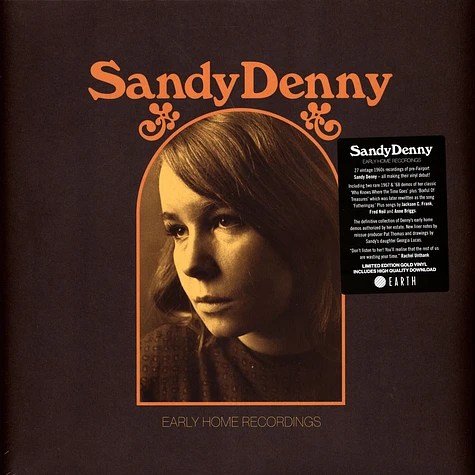 Sandy Denny - The Early Home Recordings Gold Vinyl Edition