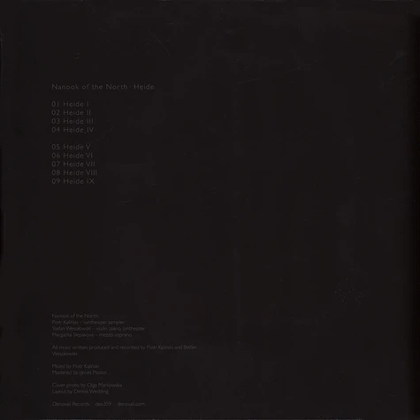 Nanook Of The North - Heide Black Vinyl Edition