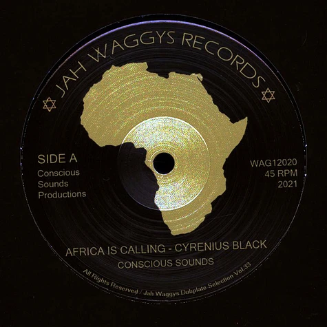 Cyrenius Black, Conscious Sounds / Sandeano, Conscious Sounds - Africa Is Calling Dub 1, 2 / Heathens, Dub 1, 2