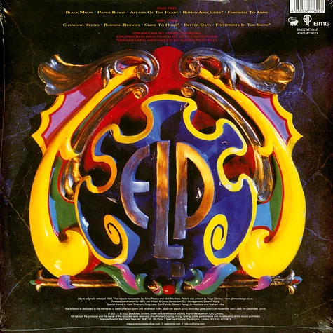 Emerson, Lake & Palmer - Black Moon Picture Disc Vinyl Edition