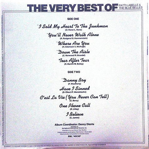 Patti LaBelle And The Bluebells - The Very Best Of Patti Labelle & The Bluebelles