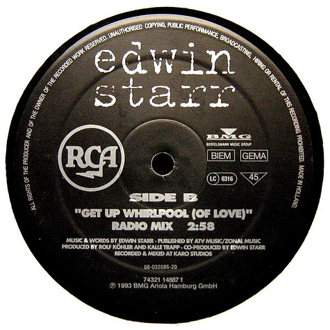 Edwin Starr - Get Up Whirlpool (Of Love)