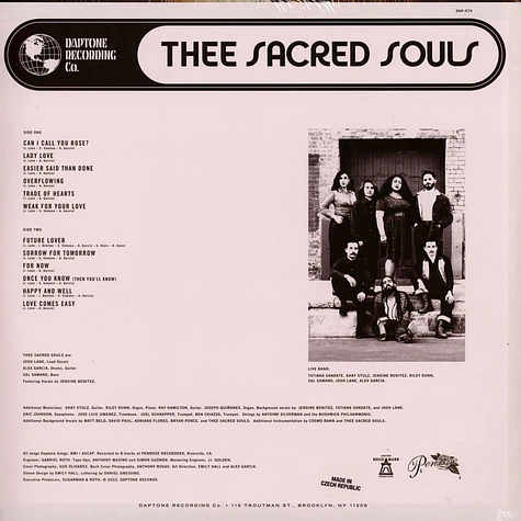 Thee Sacred Souls - Thee Sacred Souls Black Vinyl Edition