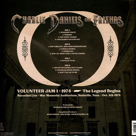 Charlie Daniels & Friends - Volunteer Jam 1 1974: The Legend Begins