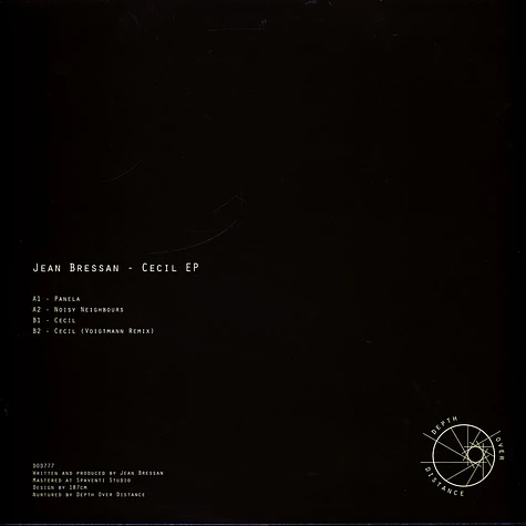 Jean Bressan - Cecil EP Colored Vinyl Edition