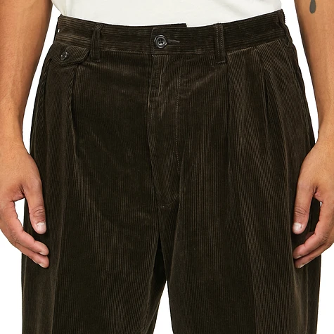 Beams Plus - 2 Pleats Tapered Corduroy