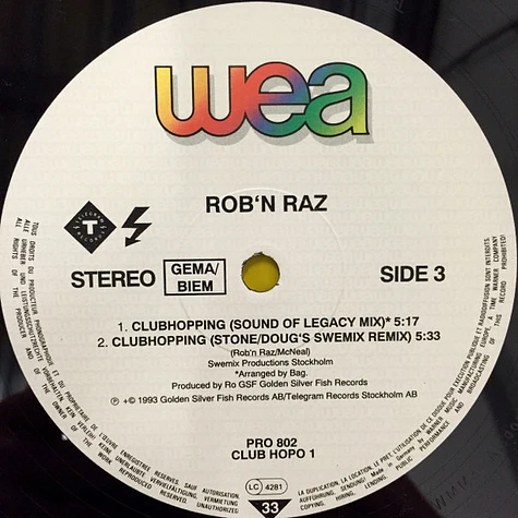 Rob 'N' Raz - Clubhopping