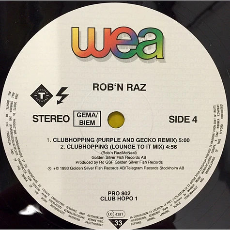 Rob 'N' Raz - Clubhopping