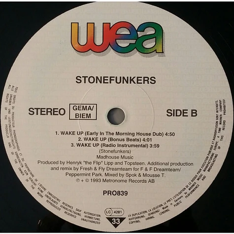 The Stonefunkers - Wake Up