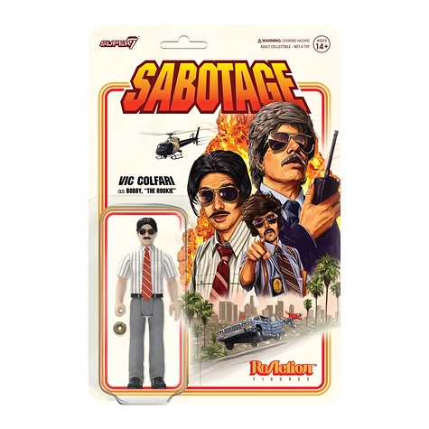 Beastie Boys - Sabotage - Vic Colfari As Bobby, “The Rookie” - ReAction Figure