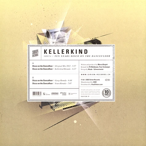 Kellerkind - Ten Years Disco On The Dancefloor