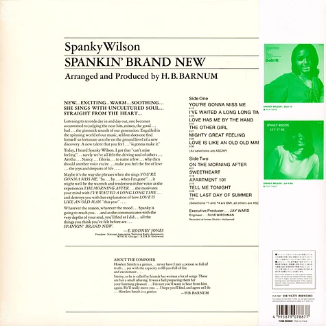 Spanky Wilson - Spankin' Brand New