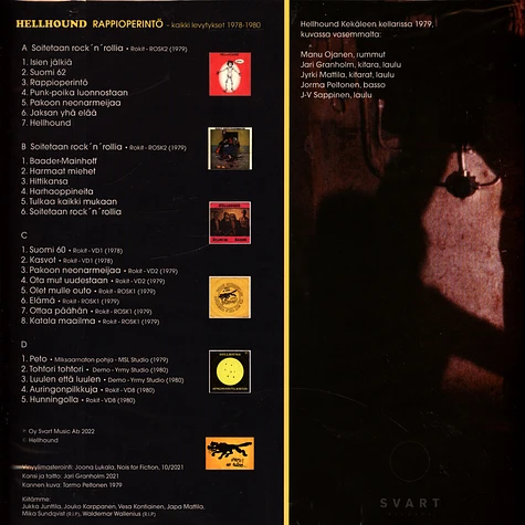 Hellhound - Rappioperintö - Kaikki Levytykset 1978-1980 Black Vinyl Edition