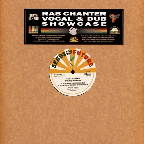 Ras Chanter - Vocal & Dub Showcase