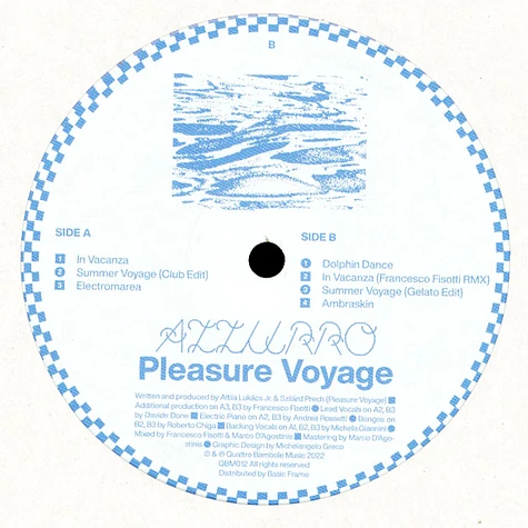 Pleasure Voyage - Azzurro Blue