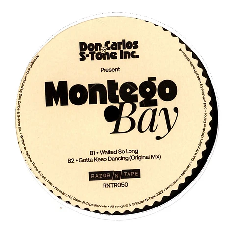 Don Carlos & S-Tone Present: Montego Bay - Dreaming The Future EP