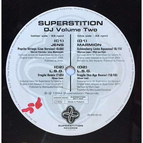 V.A. - Superstition DJ Volume Two