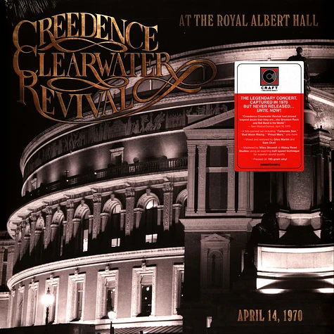 Creedance Clearwater Revival - At The Robal Albert Hall Black Vinyl Edition