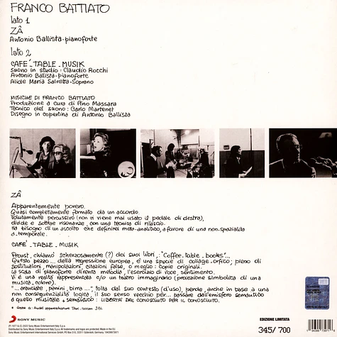Franco Battiato - Battiato Red Vinyl Edition