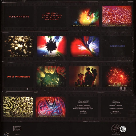 Kramer - Music For Films Edited By Moths Milky Clear Vinyl Edition