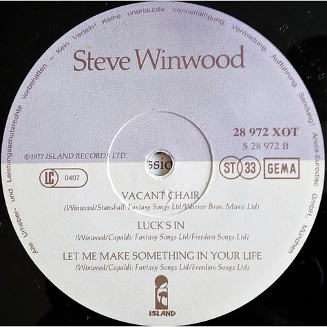 Steve Winwood - Steve Winwood