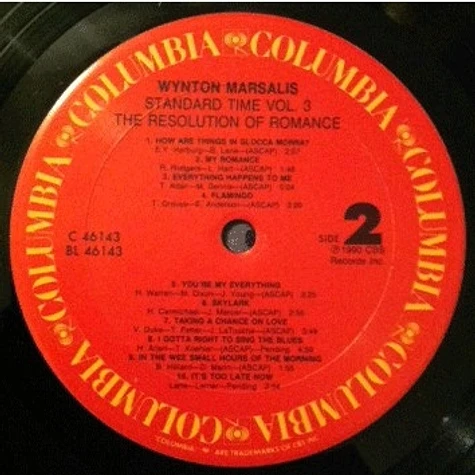 Wynton Marsalis - Standard Time Vol. 3 (The Resolution Of Romance)