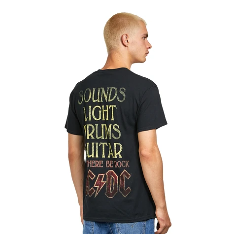 AC/DC - Sounds Light Drums Guitar T-Shirt