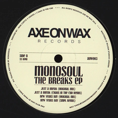 Monosoul - The Breaks EP