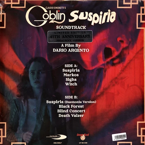 Claudio Simonetti's Goblin - Suspiria 45th Anniversary Magenta Marbled Vinyl Edition