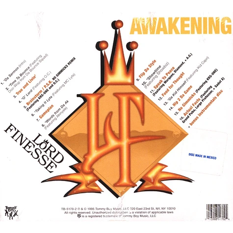 Lord Finesse - The Awakening 25th Anniversary Edition - 2CD - 1995