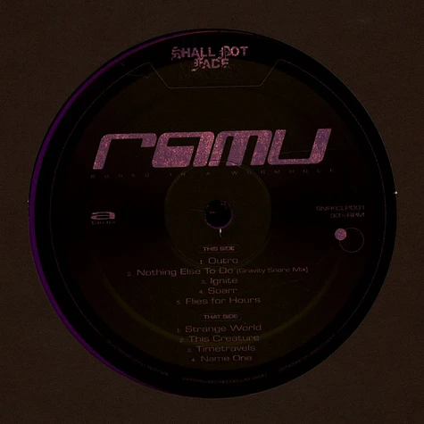 Ramu - Bored In A Wormhole EP Purple Vinyl Edition