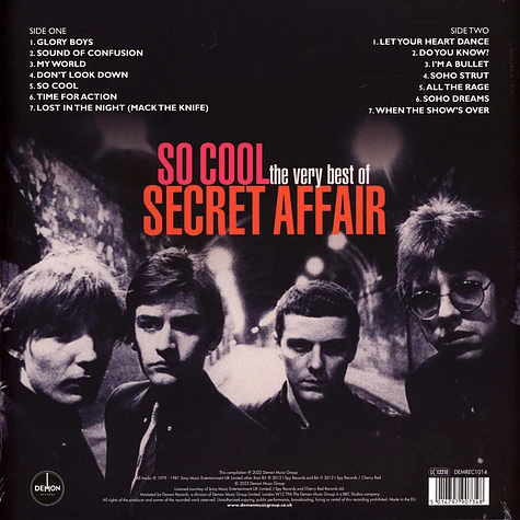 Secret Affair - So Cool - The Very Best Of Black Vinyl Edition