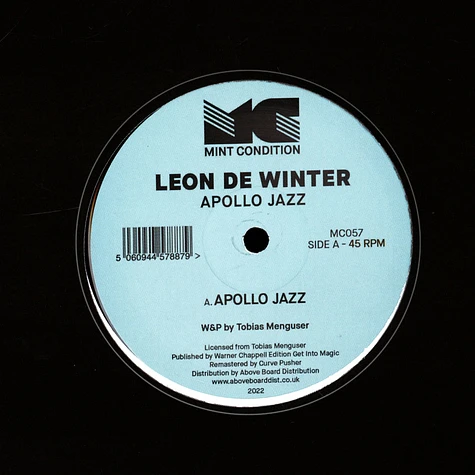 Leon De Winter - Apollo Jazz